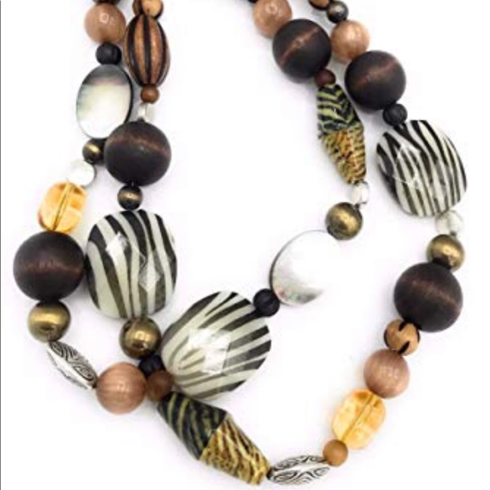 *AUTHENTIC*🐆Premier Designs “Zoology” Necklace🦓